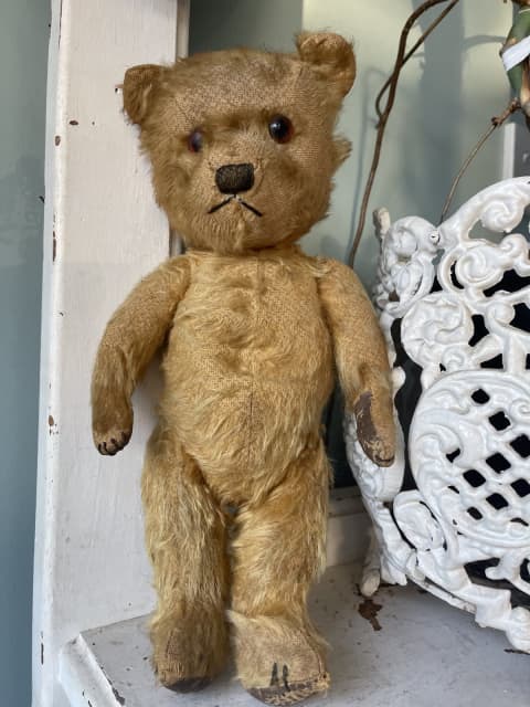 Antique TEDDY BEAR* 40cm Long* ADORABLE OLD BOY! | Other Antiques, Art ...