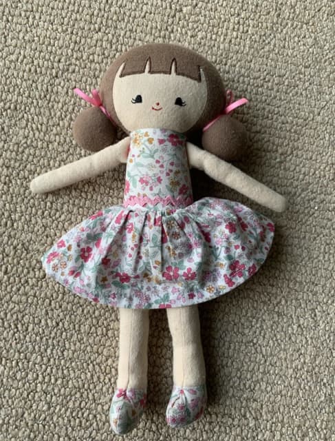 ALIMROSE DOLL Audrey CLOTH DOLL WITH FLORAL DRESS 26CM BABY TOY Toys Indoor in Mount Barker SA Gumtree Australia