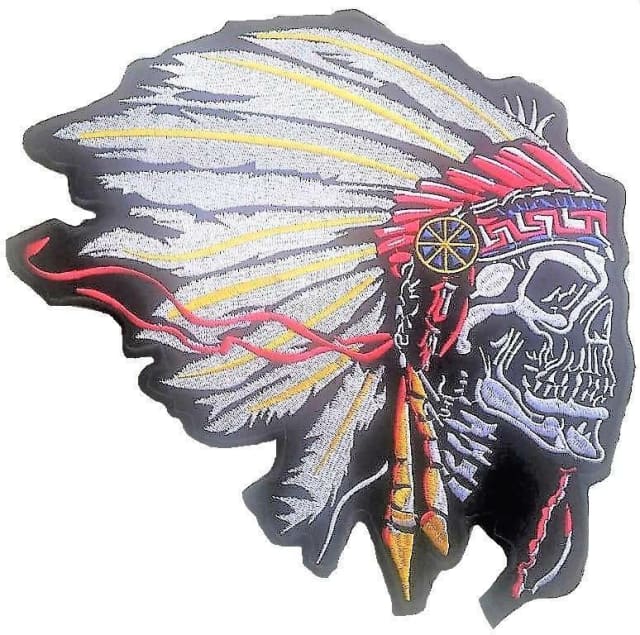 Indian Head Motorcycle Skull Patches Indian Heed Skull Jacket Patch