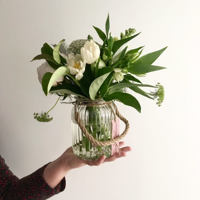 Glass Vase with Rope Handle Vases & Bowls Gumtree Australia Gold