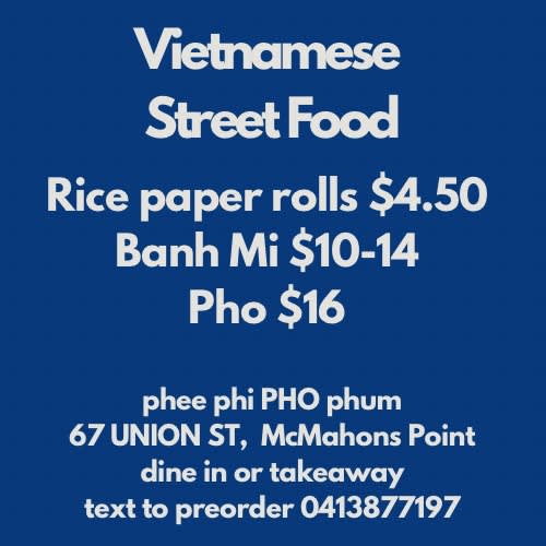 Bahn mi Cafe Business North Sydney McMahons Point 2.5 year l lease