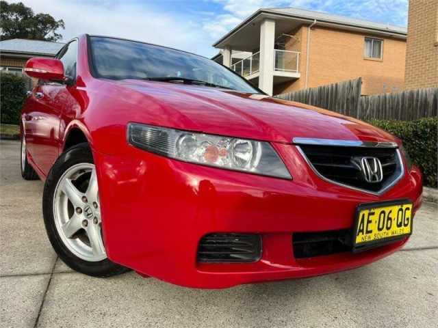 2005 Honda Accord MY05 Upgrade Euro Red 5 Speed Sequential Auto Sedan ...