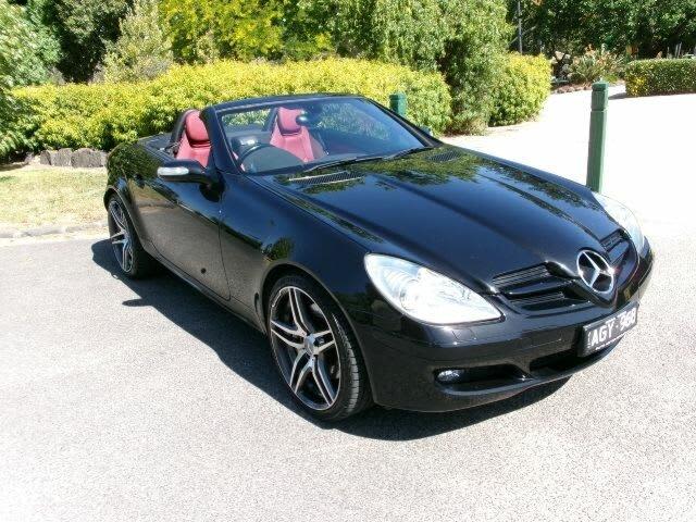 2005 Mercedes-Benz SLK-Class R171 MY06 SLK350 Black 7 Speed Automatic ...