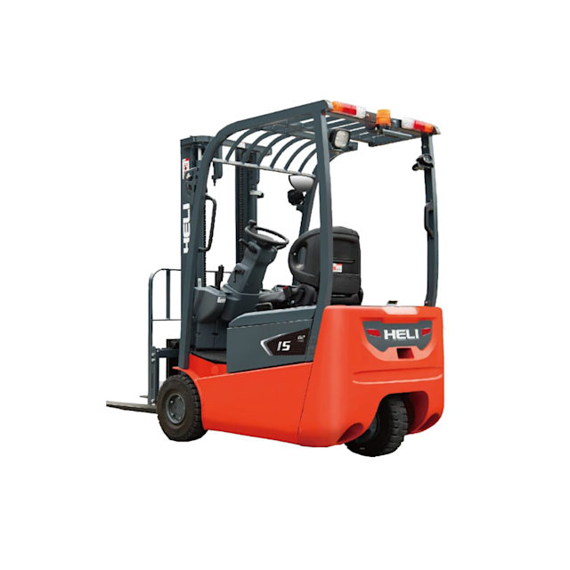 NEW MODEL Heli 1500kg compact 3 wheel lithium battery electric forklift