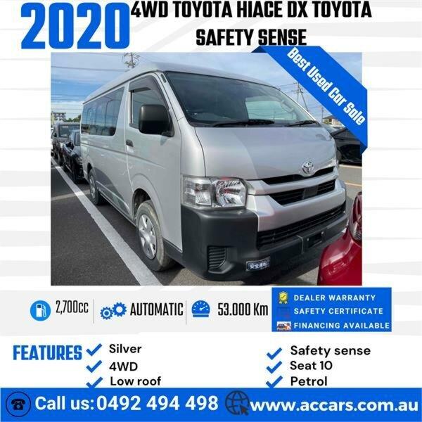 2020 Toyota HiAce VAN COMMUTER Silver Automatic 4WD MID ROOF WIDE BODY