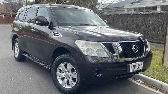 2013 Nissan Patrol Y62 ST-L (4x4) Burgundy Metallic 7 Speed Automatic ...