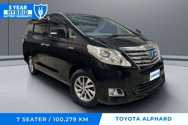 2012 Toyota Alphard X Black Constant Variable People Mover | Cars, Vans ...