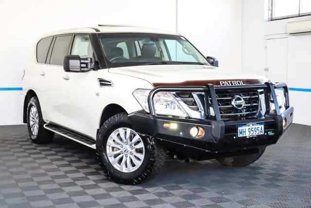 2018 Nissan Patrol Y62 Series 4 TI White 7 Speed Sports Automatic Wagon ...