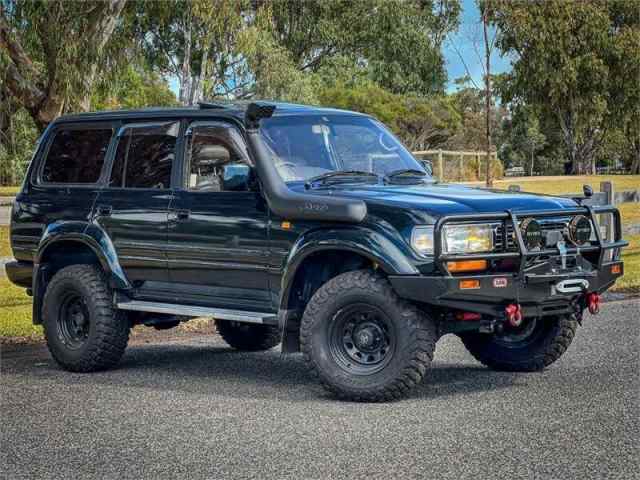 1996 Toyota Landcruiser HDJ81V VXL Green Automatic Wagon | Cars, Vans ...