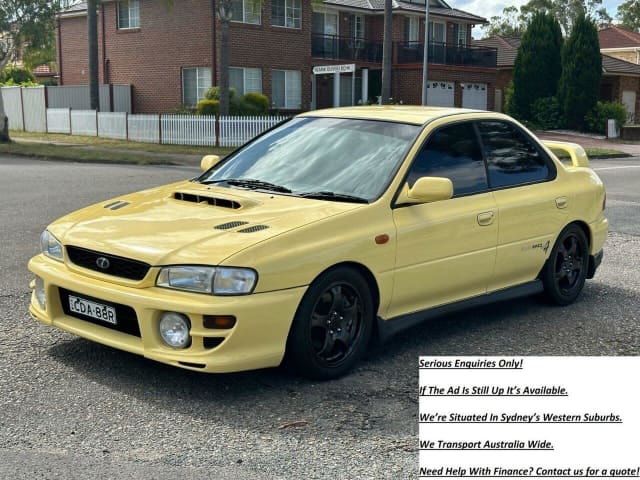 2000 Subaru Impreza MY00 WRX Ltd Ed Club Spec EVO IV Yellow 5 Speed Manual  Sedan | Cars, Vans & Utes | Gumtree Australia Liverpool Area - Chipping  Norton | 1305613667