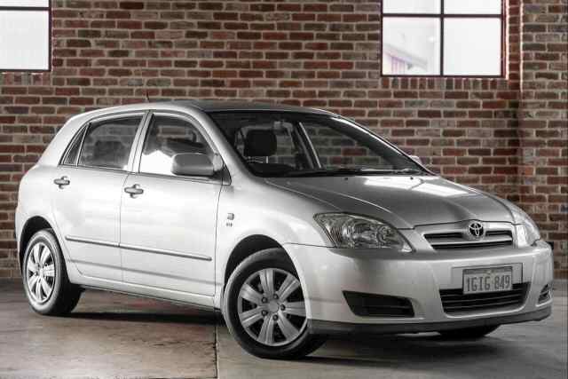 2006 Toyota Corolla ZZE122R 5Y Ascent Silver Manual Hatchback | Cars ...