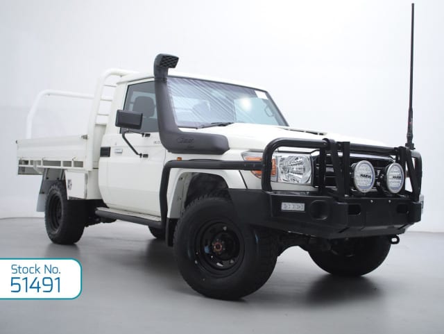 2020 Toyota Landcruiser 70 Series VDJ79R GXL White 5 Speed Manual Cab ...