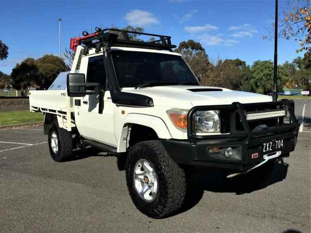 2013 Toyota Landcruiser VDJ79R MY12 Update GX (4x4) French Vanilla 5 ...