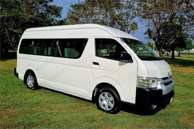 2017 Toyota HiAce KDH223R Commuter High Roof Super LWB White Bus ...