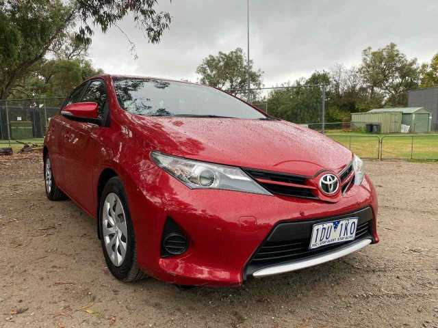 2014 Toyota Corolla Zre182r Ascent S-cvt Red 7 Speed Constant Variable 