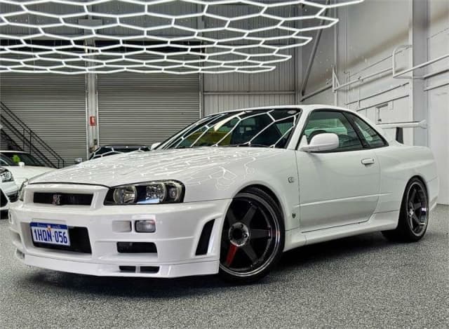 1999 Nissan Skyline HR34 GTR White 6 Speed Manual Coupe | Cars, Vans ...