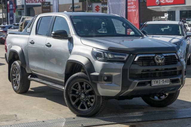 2022 Toyota Hilux GUN126R Rogue Double Cab Silver 6 Speed Sports ...