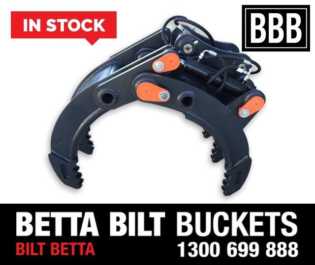 BBB 8 TONNE TWIN CYLINDER HYDRAULIC EXCAVATOR GRABS Construction