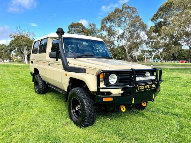 1997 Toyota Landcruiser HZJ75RP (4x4) White 5 Speed Manual 4x4 Cab ...