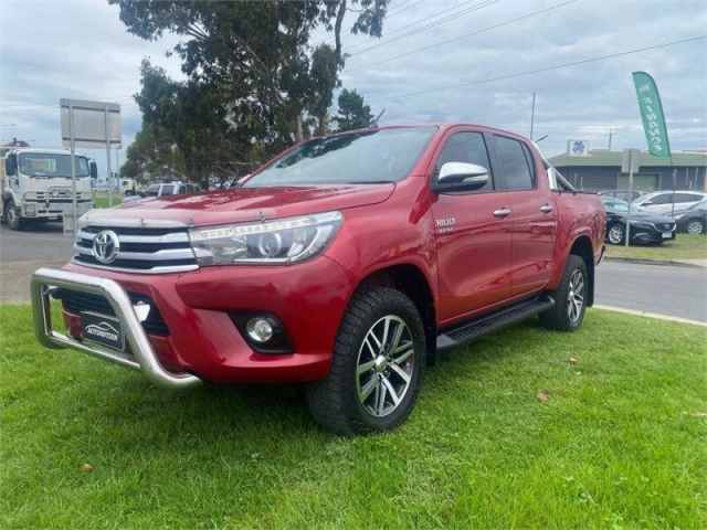 2015 Toyota Hilux GUN126R SR5 (4x4) Red 6 Speed Automatic Dual Cab ...