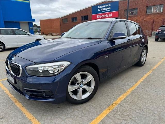 2016 BMW 118i F20 LCI Sport Line Blue 8 Speed Automatic Hatchback ...