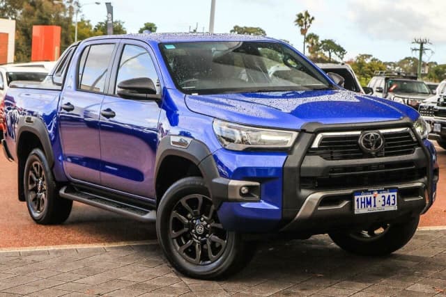 2021 Toyota Hilux GUN126R Rogue Double Cab Nebula Blue 6 Speed Sports ...