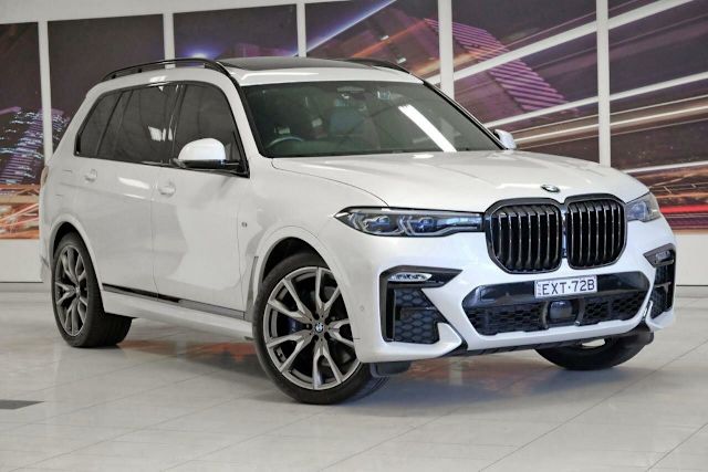 2019 BMW X7 G07 M50i Steptronic White 8 Speed Sports Automatic Wagon ...