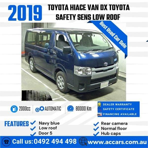 2019 Toyota HiAce VAN CAMPERVAN PEOPLE MOVER Navy Blue Automatic LOW