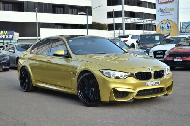 2015 BMW M3 F80 Sedan 4dr M-DCT 7sp 3.0TT Austin Yellow Sports ...