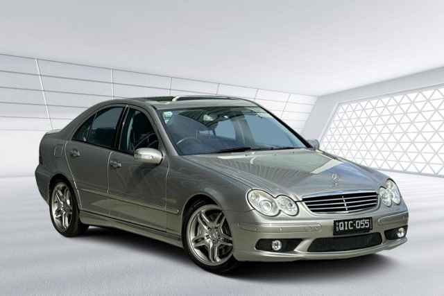 2006 Mercedes-Benz C55 W203 MY06 AMG Cubanite Silver 5 Speed Automatic ...