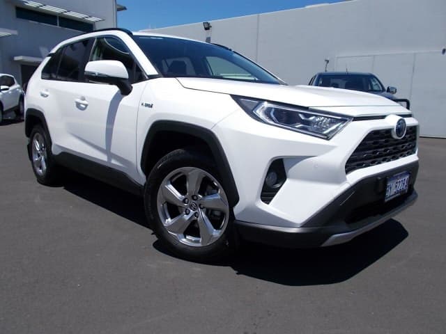 2020 Toyota RAV4 Axah52R GXL (2WD) Hybrid Glacier White Continuous ...