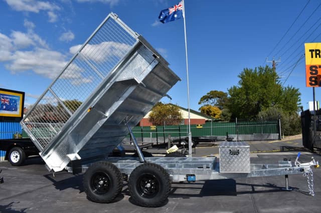 HYDRAULIC 3500 KILO 10X6 GALVANISED AUSTRALIAN TIPPER TRAILER $12750 ...