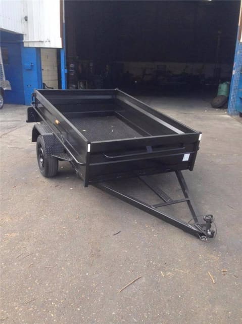 8x5 HIGH SIDE BOX TRAILER - 1 YEAR REGO & SPARE WHEEL | Trailers ...