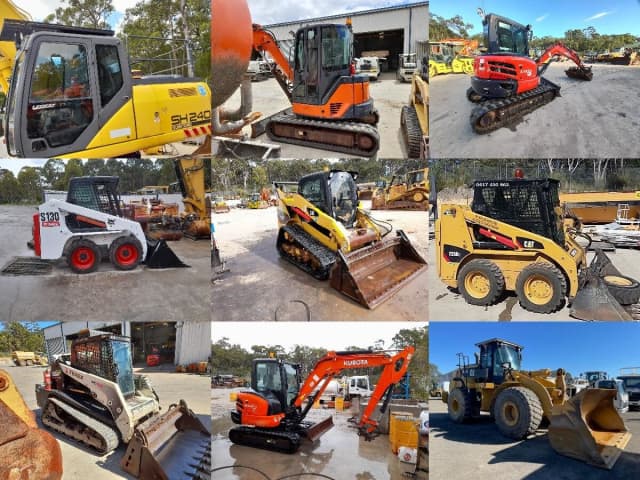 Excavators Skid Steers Loaders Posi Tracks Bobcats Yanmar Kubota 