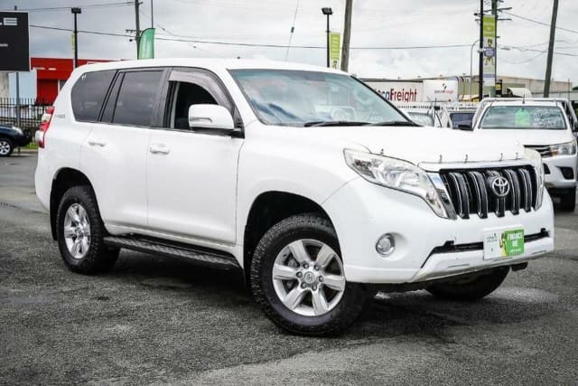 2014 Toyota Landcruiser Prado KDJ150R MY14 GXL White 5 Speed Sports ...