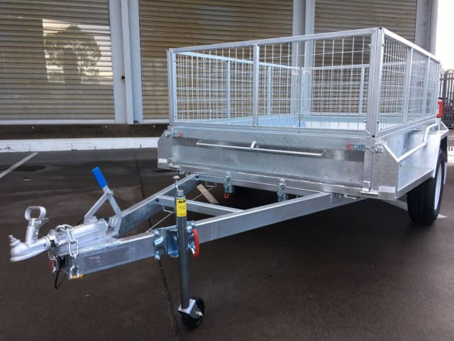 8 x 5 SINGLE AXLE HOT-DIP GALVANISED TILTING BOX TRAILER 1400KG ATM ...