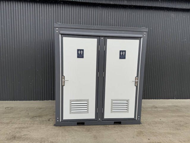 Toilet Block Twin Male and Female 2 Toilets 2 Hand Basins Unused ...