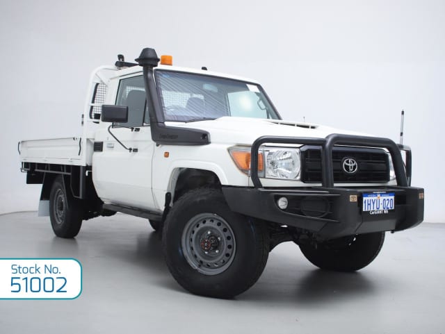 2019 Toyota Landcruiser VDJ79R MY18 Workmate (4x4) White 5 Speed Manual ...