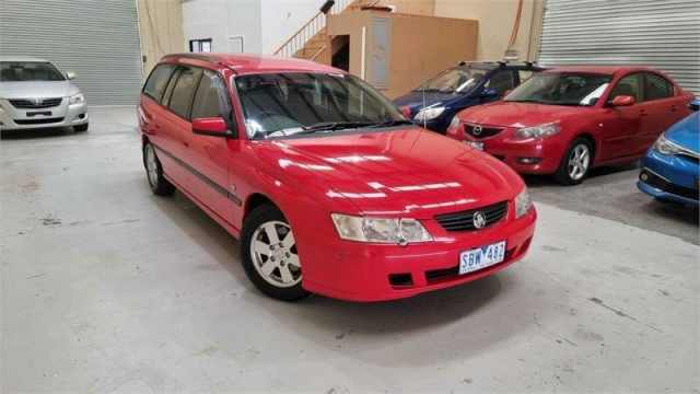 2002 Holden Commodore VY Acclaim Red 4 Speed Automatic Wagon | Cars ...