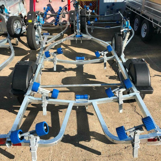 Galvanised New 4M 4.7M Boat Trailer For Sale Brisbane Trailers