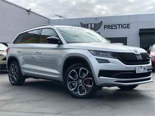 2021 Skoda Kodiaq NS MY21 176 TDI RS (4x4) Silver 7 Speed Auto Direct ...