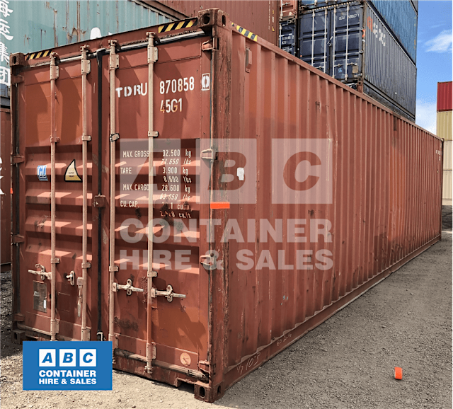 40 Foot HIGH CUBE Budget Storage Container in Townsville Construction