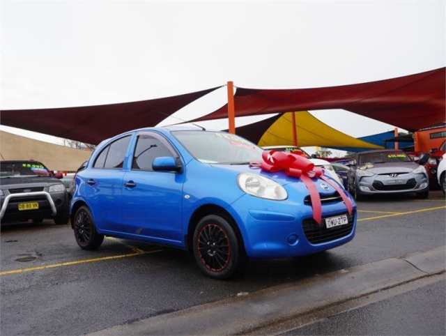 2012 Nissan Micra K13 ST-L Blue 4 Speed Automatic Hatchback | Cars ...