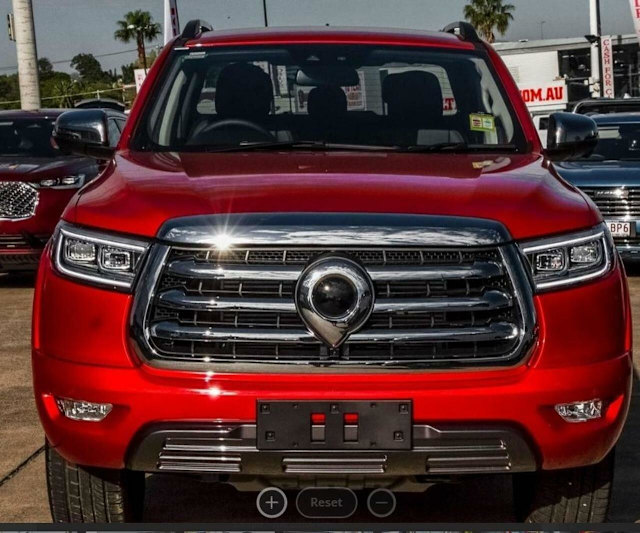 2022 GWM Ute NPW CannonX Red 8 Speed Sports Automatic Utility Cars
