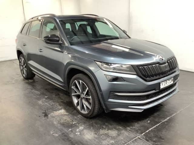 2018 Skoda Kodiaq NS MY18 132 TSI Sportline (4x4) Quartz Grey 7 Speed ...