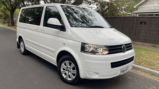 2010 Volkswagen Multivan T5 MY10 132 TDI Comfortline 4 Mtn White ...