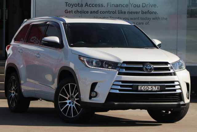 2019 Toyota Kluger GSU55R Grande AWD Crystal Pearl 8 Speed Sports ...