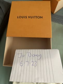 Louis Vuitton Empty Gift Drawer Box Leather Ribbon Dust Bag Shopping Bag