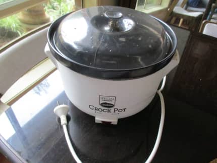 Vintage Sunbeam Mini Crock Pot Slow Cooker Electric Ceramic Pot