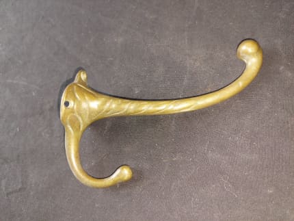 Cast in Style, Brass Coat and Hat Hooks